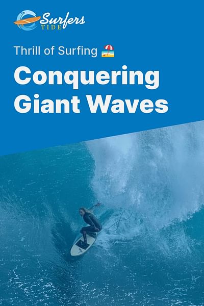 Conquering Giant Waves - Thrill of Surfing 🏖