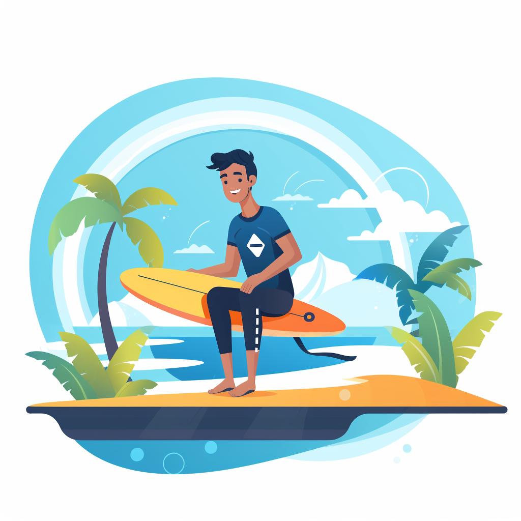 A surfing instructor certification